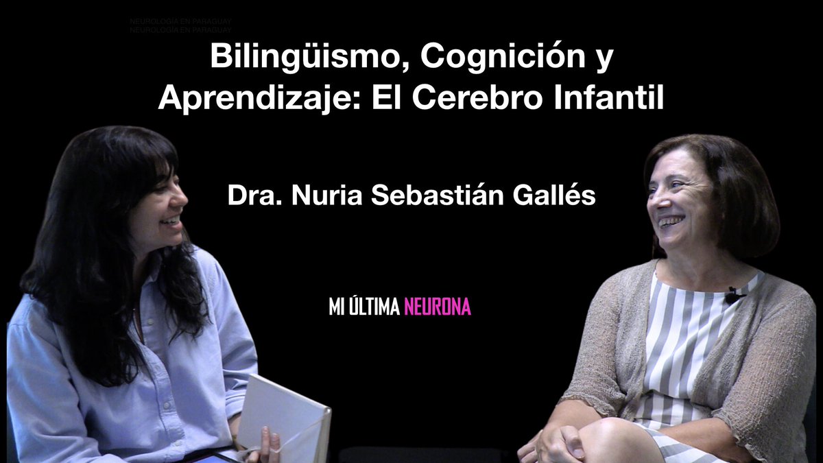 ¡Hoy estrenamos el segundo capítulo de la 4ta temporada de Mi Última Neurona! Conversamos con la Dra. Nuria Sebastián Gallés sobre bilingüismo, aprendizaje del lenguaje y los mecanismos cerebrales detrás de estos procesos. 
¡Disponible en YouTube! 👇

youtu.be/cgwSaj0uoxQ?si…