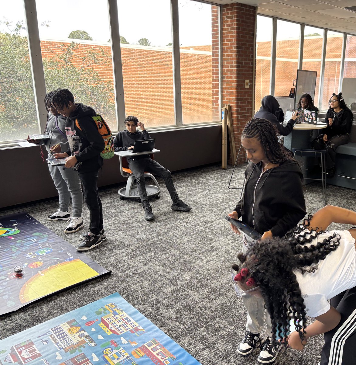 Ms. Sagiao (@ms_sagiao) on Twitter photo Math 8 and Math 7H took over the library today! 📚✨Students rotated through stations to master their concept of slope 📐🔄💪
<a href="/PortsVASchools/">Portsmouth Schools</a> <a href="/jennthomas75/">Jennifer Thomas</a> <a href="/TruckersChMS/">Churchland Middle School</a>
#PPSshines Math 8 and Math 7H took over the library today! 📚✨Students rotated through stations to master their concept of slope 📐🔄💪
<a href="/PortsVASchools/">Portsmouth Schools</a> <a href="/jennthomas75/">Jennifer Thomas</a> <a href="/TruckersChMS/">Churchland Middle School</a>
#PPSshines