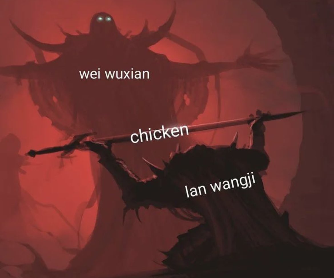 TmNacht's tweet photo. Why… is this so Goddamn accurate tho?!
#MDZS #WangXian https://t.co/IipeQUdWoV