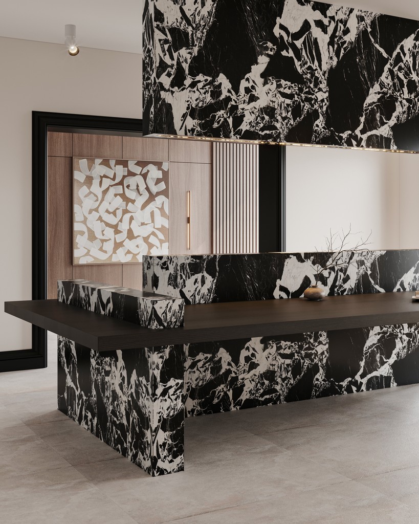 Bring bold sophistication to your kitchen with Noir Grand Antique marble from Italy. Its dramatic black and white veining makes a striking statement that’s impossible to ignore.

Stop by Armina Stone’s Miami Stone Gallery to explore this natural masterpiece and more!