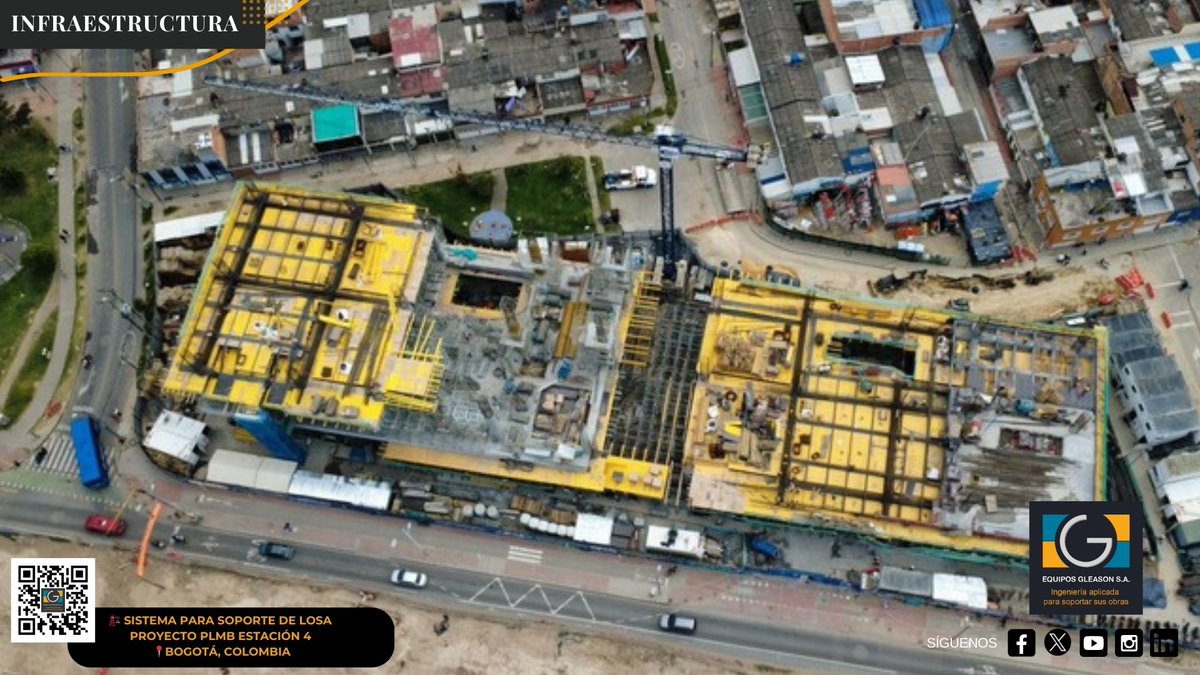 GleasonEquipos's tweet photo. 🏗🏗¡Así Avanza el Proyecto PLMB Estación 4! 📍Bogotá, Colombia
👷👷Sistema para soporte de losa, ingeniería y suministro de:
🚧 Andamio Multidireccional AMD
🚧Tablero Tricapa
🚧 Vigas H20

#EquiposGleason #Infraestructura #MetroBogotá #amd #bogota #plmb #SomosEquiposGleason https://t.co/JW8p2n2KoY