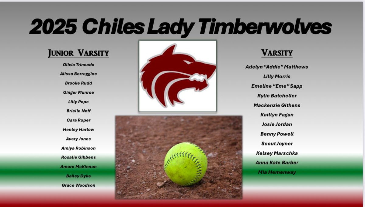 Congrats to our 2025 Lady 🥎Timberwolves !

Super excited for another competitive and fun season 😊. 

Let’s get after it and do some BIG THINGS!