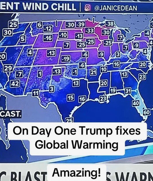 Vincente666's tweet photo. @scudnole Did @JaniceDean out-predict you?  Or did @realDonaldTrump fix global warming?   😜 https://t.co/jIc1gawXUZ