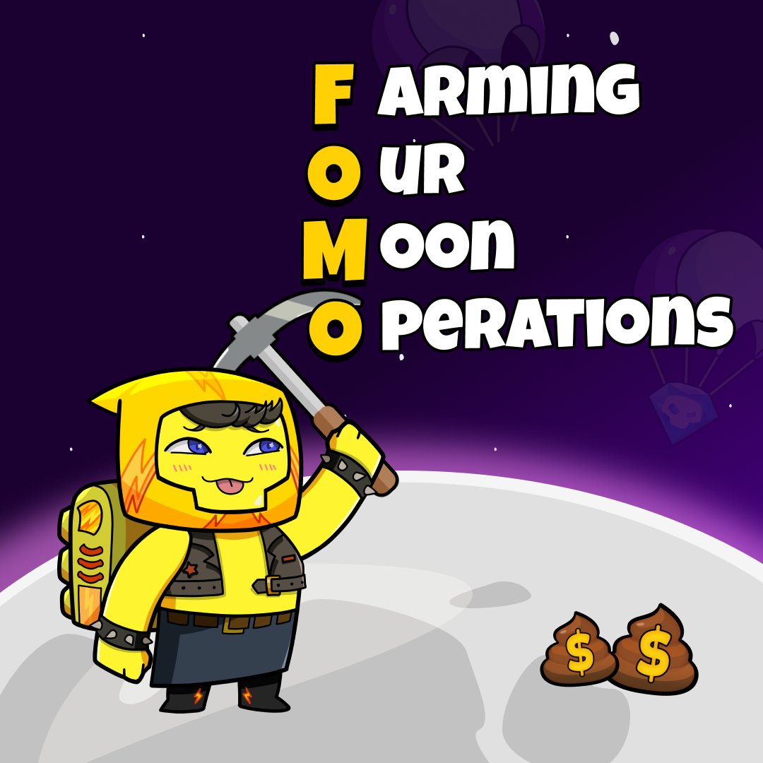 BoinkersIO's tweet image. In the world of $BOINK, FOMO stands for Farming Our Moon Operations. 

Your spaceship is standing by, shitcoinaires.🫡