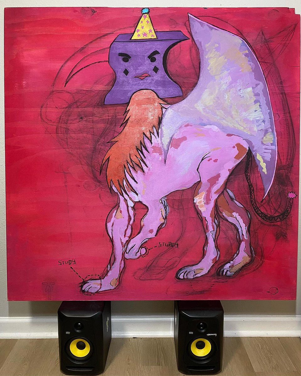 VeryRarePOV's tweet photo. “Unicorn in the Ghetto”

Acrylic &amp; charcoal on wood Panel https://t.co/ykrDn3skPr