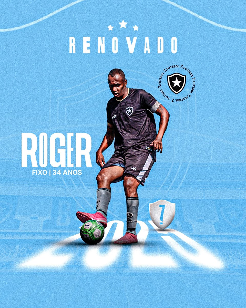botafogfutebol7's tweet photo. CONTRATO RENOVADO! 📝✔️

O Fixo Roger esta fechado com o Glorioso para mais uma temporada. Pra cima! ⭐🔥 https://t.co/wQ73IKumZW