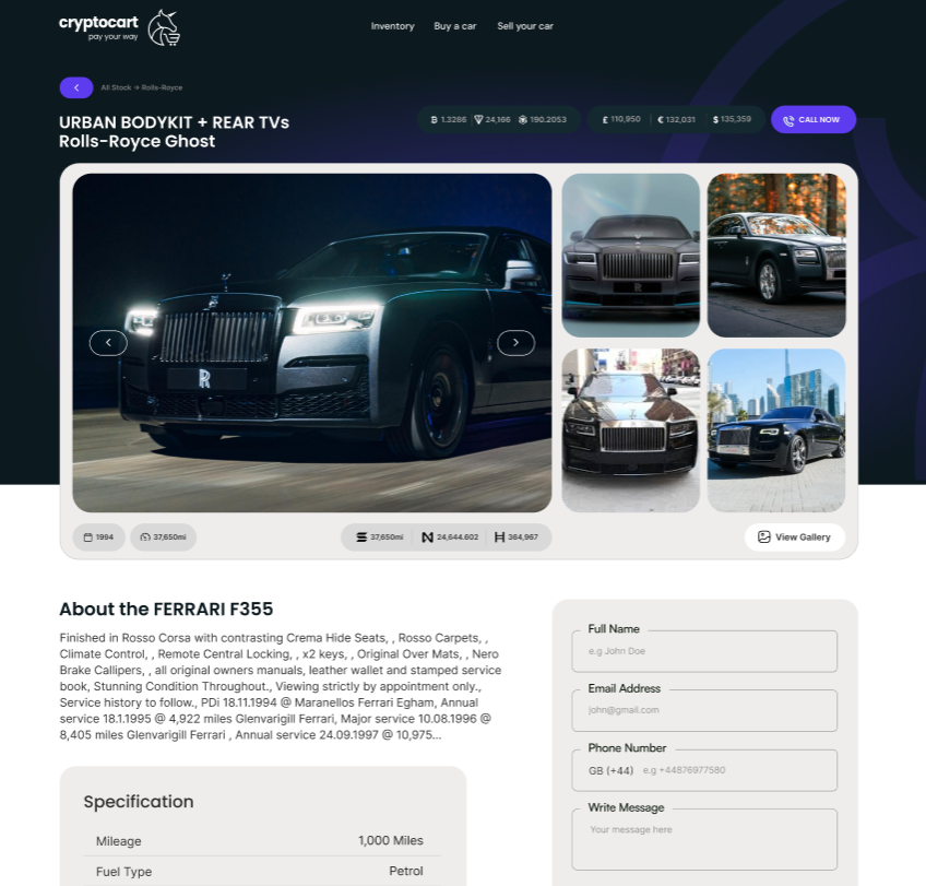 CryptoCartCC's tweet image. Quite a few design improvements are being made over the next few days prior to CryptoCart Autos build commences.
🚗💨
For more sneak peaks, be sure to head over to our Telegram to stay up to date with all of our announcements. Few sneak peaks below: