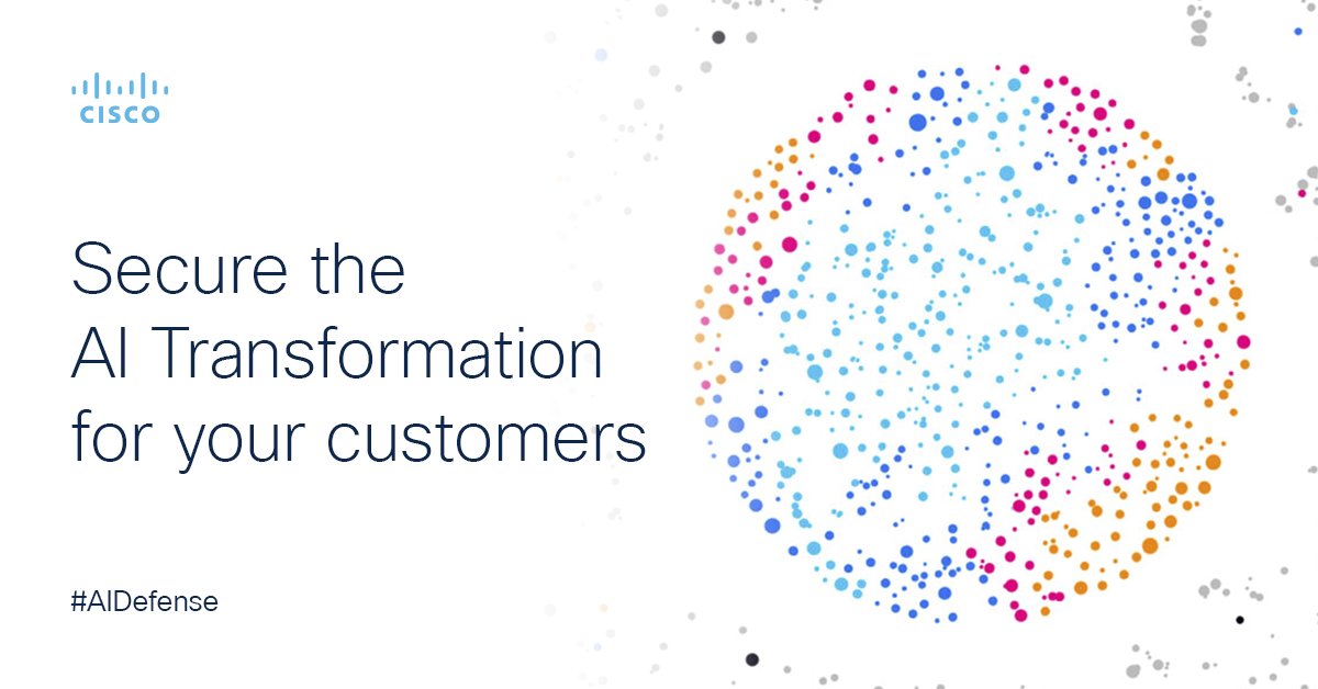 CiscoPartners's tweet image. As AI technology advances, new safety concerns and security threats are emerging at an unprecedented speed 🚀.

Cisco #AIDefense will keep your enterprise and that of your customers' safe and secure 🔒. 

Explore more here: cs.co/6011av2Kz