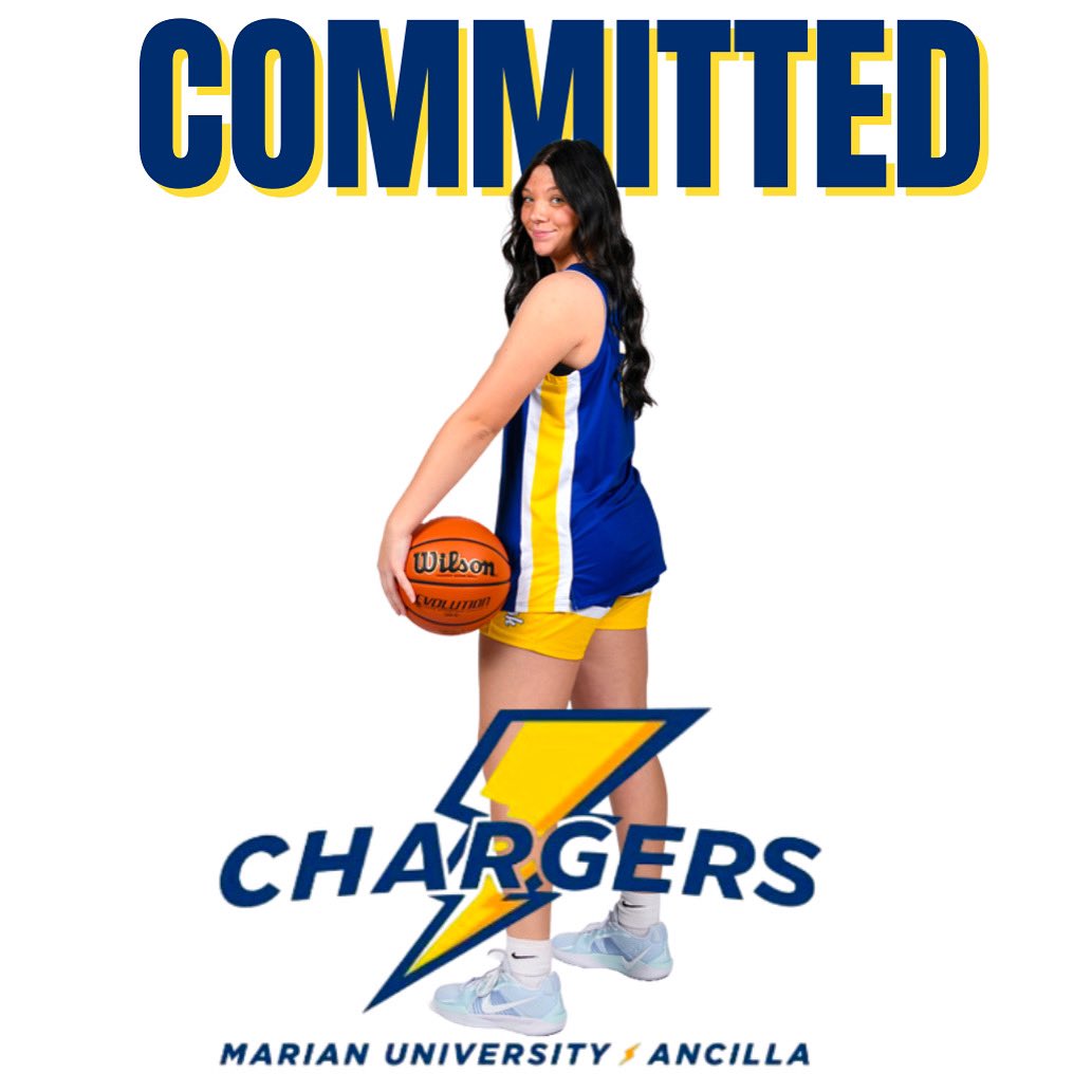 Sydney King (@sydneyking25) on Twitter photo Iโm so excited to announce my commitment to Marian Ancilla College! Thank you to Coach Gould and Coach Bradley for giving me this opportunity!
Go Chargers ๐๐ <a href="/MU_AncillaWBB/">Marian University - Ancilla WBB</a> Iโm so excited to announce my commitment to Marian Ancilla College! Thank you to Coach Gould and Coach Bradley for giving me this opportunity!
Go Chargers ๐๐ <a href="/MU_AncillaWBB/">Marian University - Ancilla WBB</a>