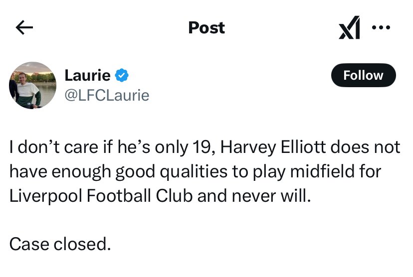 DavidNevin14's tweet photo. @LFCLaurie 🤦‍♂️ https://t.co/ACglVtB9PC