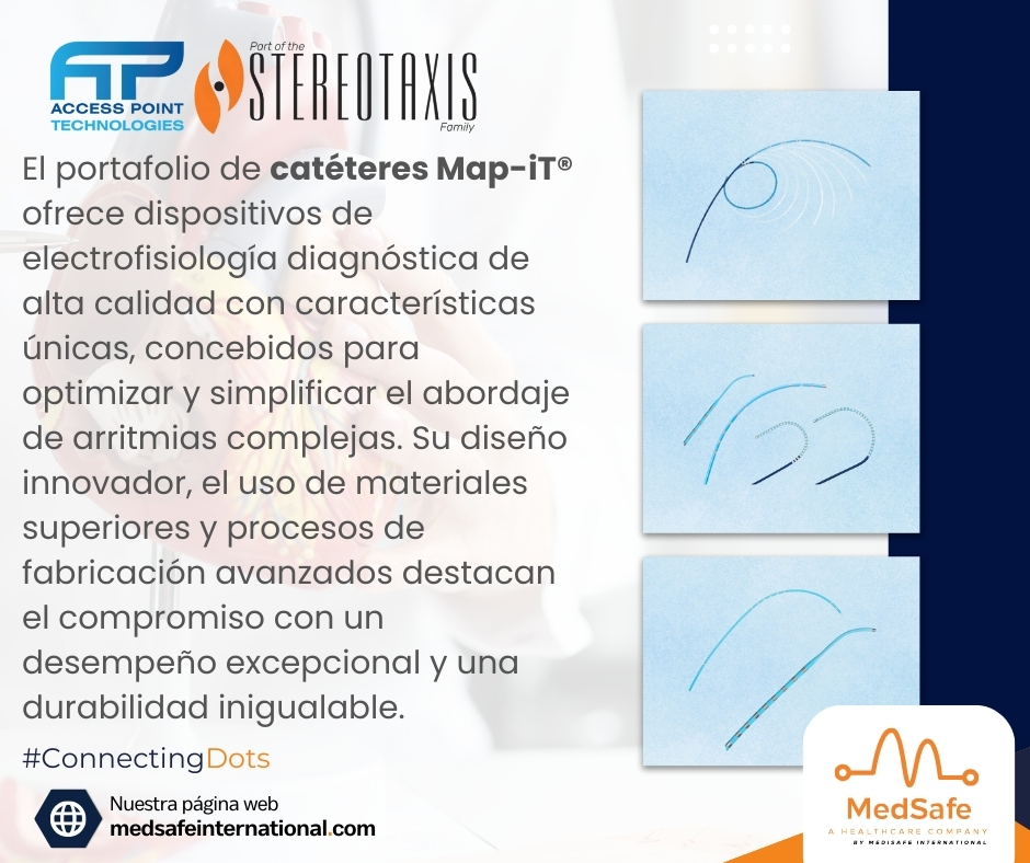 MedSafeint's tweet photo. Con un portafolio de dispositivos de electrofisiología diagnóstica de alta calidad, diseñados para el tratamiento de arritmias complejas, los catéteres Map-iT® destacan por su innovación, durabilidad y precisión. 

#EPeeps_Bot #EP_Bot #EPeeps https://t.co/YfGsIorkZw