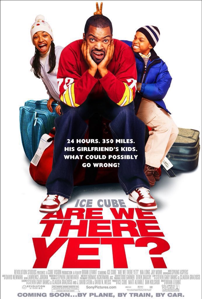 FilmNewsNos's tweet photo. 🎬MOVIE HISTORY: 20 years ago today, January 21, 2005, the movie ‘Are We There Yet?’ opened in theaters!

#IceCube #NiaLong #AleishaAllen #PhilipDanielBolden #JayMohr #MCGainey @TracyMorgan #CErnstHarth #NichelleNichols #SeanMillington #HenrySimmons #BrianLevant https://t.co/hAs7ZGdYbo