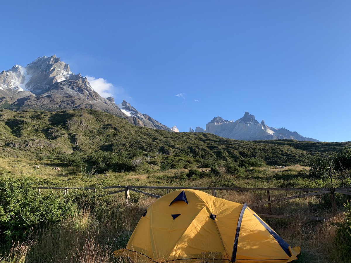 Towards Punta Bariloche #Torresdelpaine #Patagonia #Chile overnight at campsite Paine Grande, rest up before the final day..