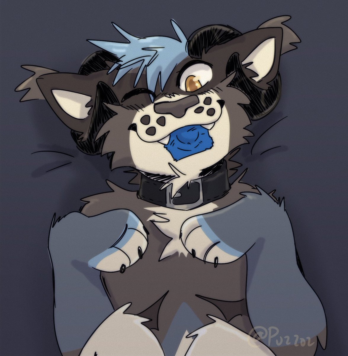 this puppy is waiting 
#nsfw #furryart