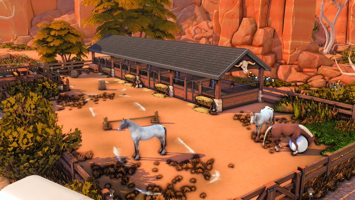 VelvettBYT's tweet photo. I have a new build up on the gallery!
Built for #PopulatePlanetSims
Name: Dude Ranch
Gallery: VelvettB
Lot: 50x50
Beds: 8
Bath: 6
Stables: 4
Basement Hangout
#Sims4 #TheSims4 #ShowUsYourBuilds https://t.co/QzlGg6eKSN