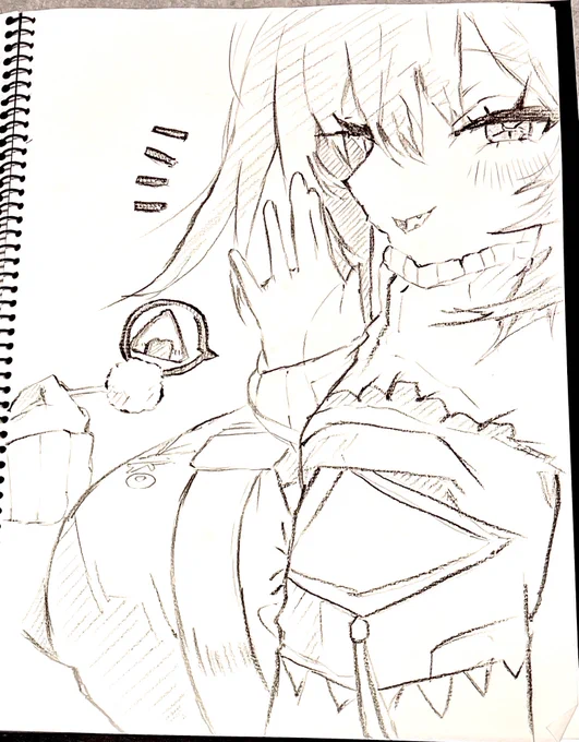 耳かきしてあげるよ〜?✨

ちろる先生のおかゆさんを模写
#絵かゆ 