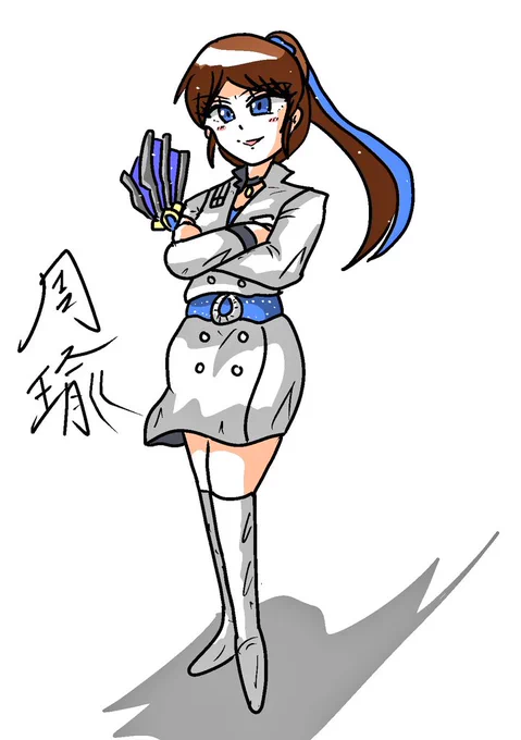 朝から私の好きな特撮キャラ描いてました韓国のレジェンドヒーロー三国伝の「周瑜」神仙の1人でドリームバトルに参加する資格のあるものを見つけたりさらに選び抜いた主君に仕えサポートするシスコン脳筋兄貴の孫策に仕えるけどポンコツ美女になるのが可愛すぎたキャラですデザインも大好き 