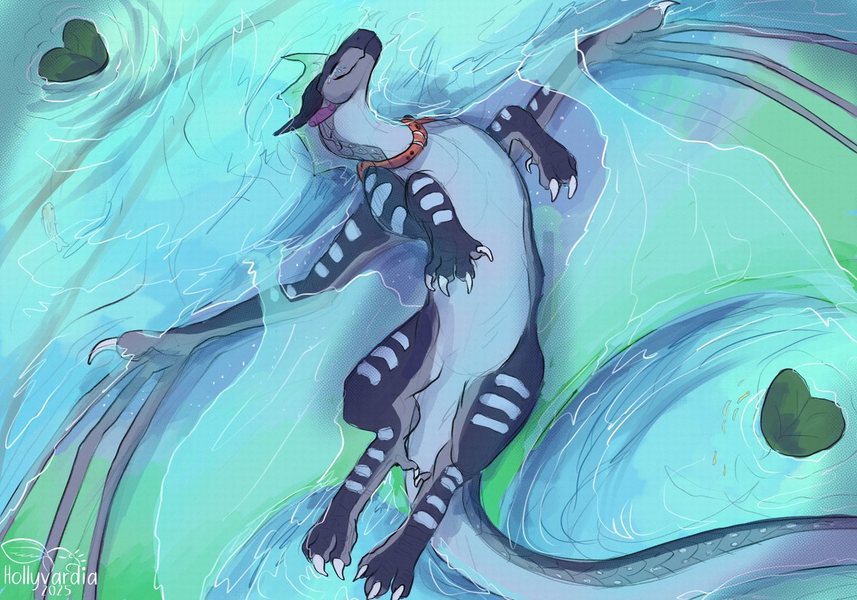 Sketch for Gatuso of their character R’tas! 🌊