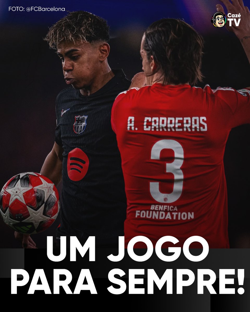 CazeTVOficial's tweet photo. ❌ Benfica 1x0 Barcelona
⛔ Benfica 1x1 Barcelona
❌ Benfica 2x1 Barcelona
❌ Benfica 3x1 Barcelona
❌ Benfica 3x2 Barcelona
❌ Benfica 4x2 Barcelona
❌ Benfica 4x3 Barcelona
⛔ Benfica 4x4 Barcelona
✅ Benfica 4x5 Barcelona

VOCÊS TÊM NOÇÃO DE QUE VIMOS A HISTÓRIA HOJE, NÉ? 😮‍💨😮‍💨😮‍💨 

#ChampionsLeague #Benfica #Barcelona