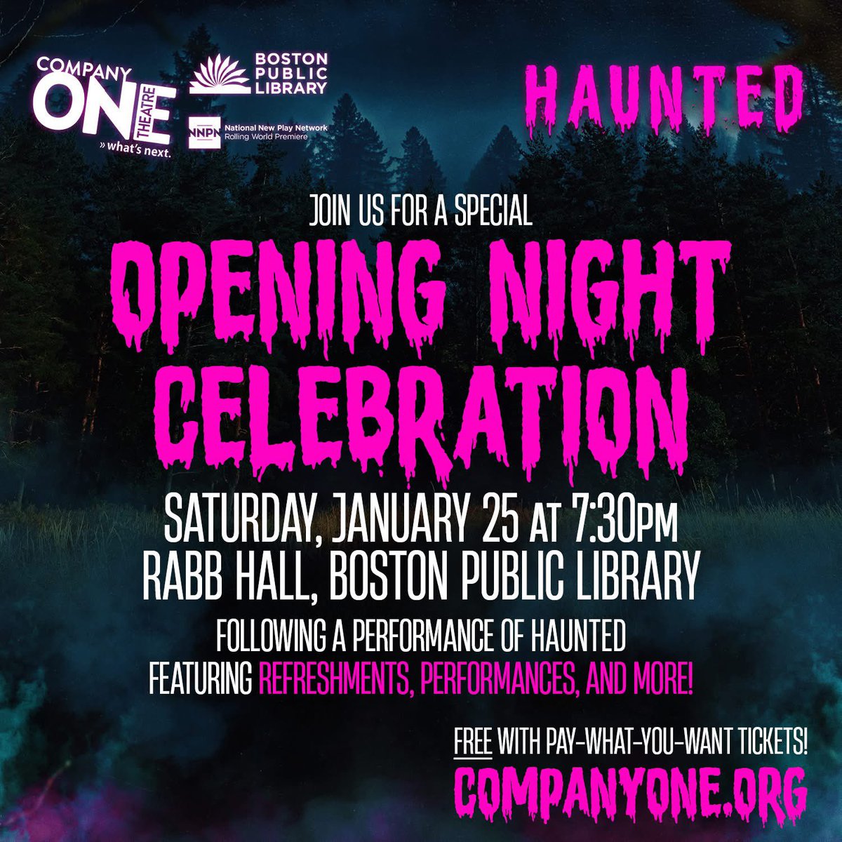Outside The Box (@otbagency) on Twitter photo Get ready for HAUNTED at the <a href="/BPLBoston/">Boston Public Library</a> <a href="/company_one/">Company One Theatre</a>
companyone.org
Watch Production Trailer: youtu.be/0GyDwUBnXcQ?si… Get ready for HAUNTED at the <a href="/BPLBoston/">Boston Public Library</a> <a href="/company_one/">Company One Theatre</a>
companyone.org
Watch Production Trailer: youtu.be/0GyDwUBnXcQ?si…