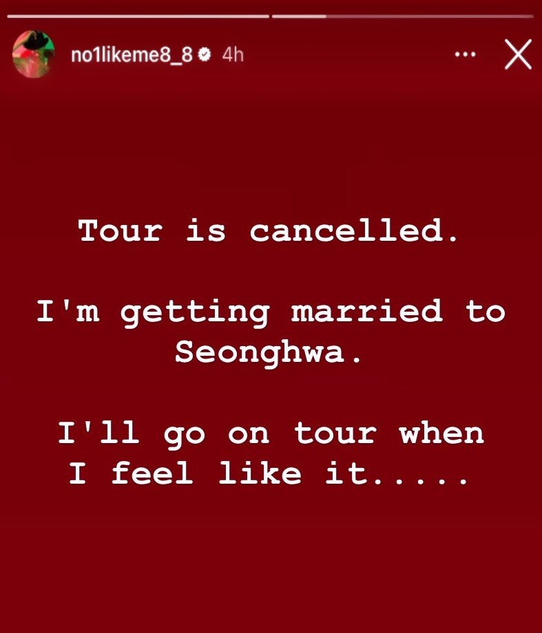 did yall see hongjoong's story ??? 😭