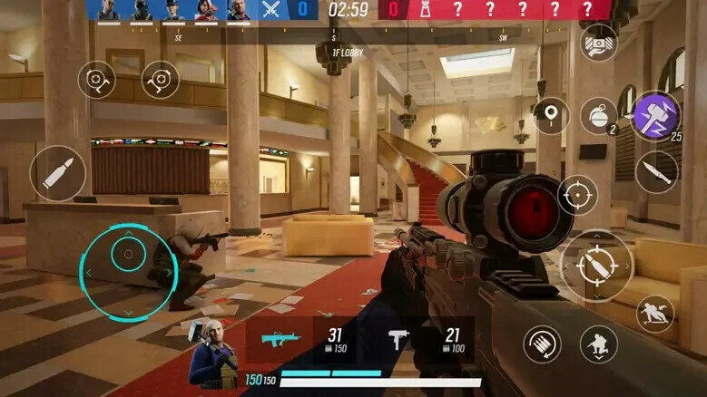 JVCom's tweet photo. Rainbow Six Mobile est dispo sur iOS et Android !

- 4 modes de jeux
- plus de 20 agents dispo
- plusieurs maps dispo dont une exclusive au mobile
- ranked dispo
- interface et contrôles optimisés pour le mobile
- tournoi communautaire ouvert à tous lancé avec 4000€ de dotations https://t.co/HnLwIjp1wi