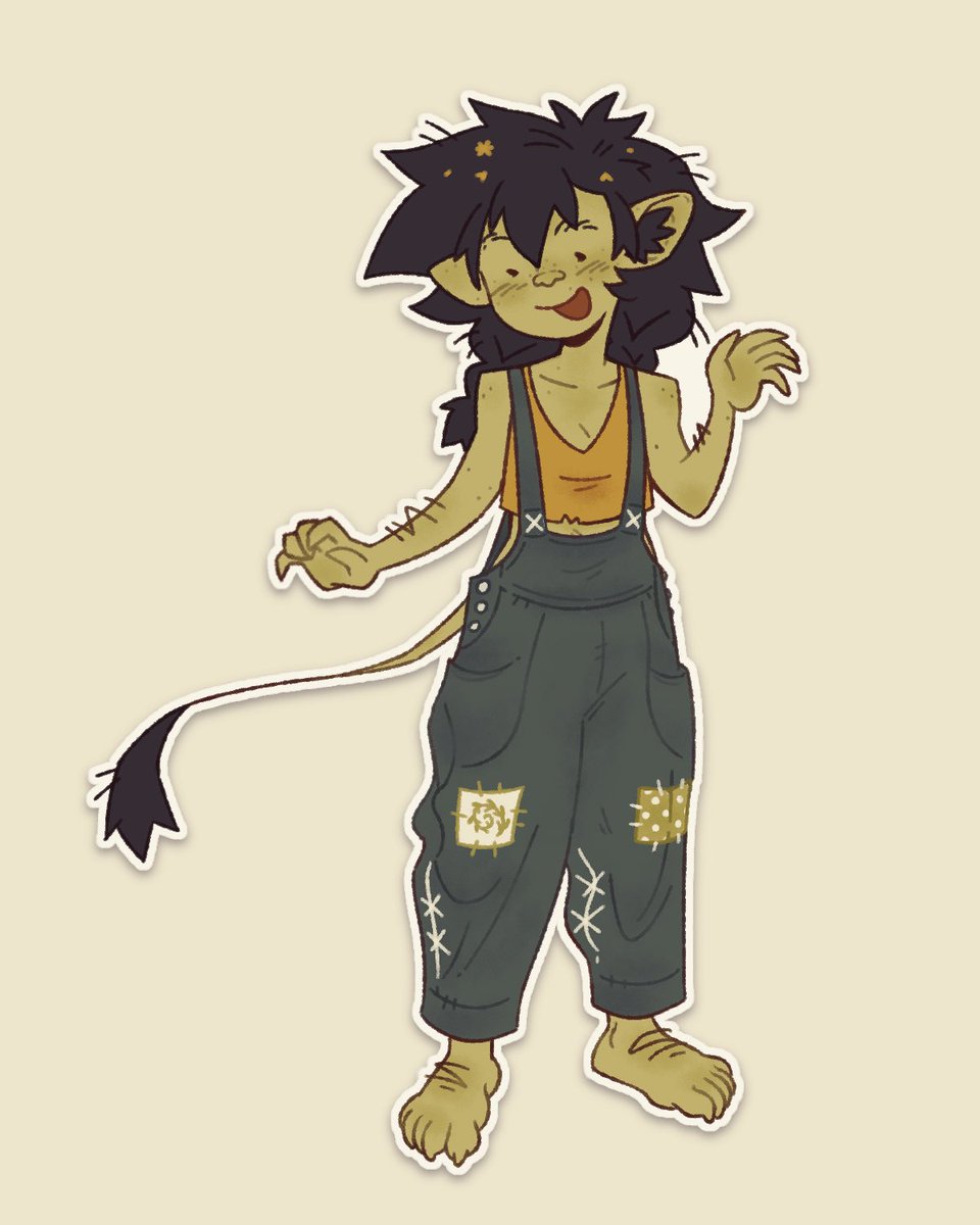 Mulch found some cute overalls to upcycle! So stylish.