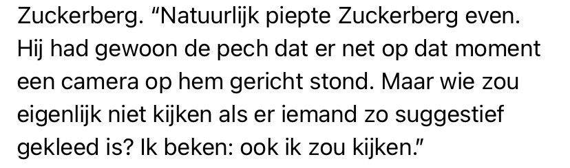 itwasntluna's tweet photo. Want dit is jezelf uitdagend kleden? En dan is het ook echt doodnormaal dat de ogen van mannen afdwalen (in een gesprek)? #Zuckerberg https://t.co/Z5wLfa6q7c
