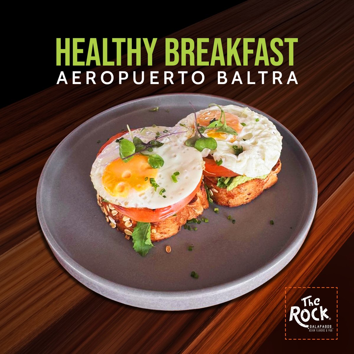 TheRockGps's tweet photo. Delicious Toasts, mashed avocado, roasted tomato, arugula, olive oil and fried eggs. 🍃🥑🍳
☕Check out our Breakfast Menu in https://t.co/iWxcHciM94
📲 Reservations: +593 96 713 1417
#TheRockGalapagos #thebestexperience #breakfast #healthybreakfast #aeropuertobaltra #galapagos https://t.co/KqktFB7fnM