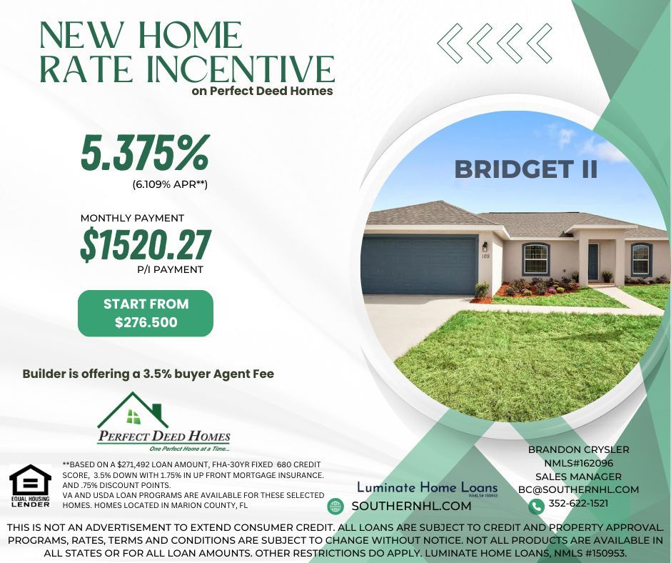 SouthernHL's tweet photo. Homebuyers purchasing a Perfect Deed Home save $276 a month compared to other homes without a rate incentive. You can view a list of the homes in Marion County, Fl. 
https://t.co/kkhxy3jQbE https://t.co/5cim14BYs4