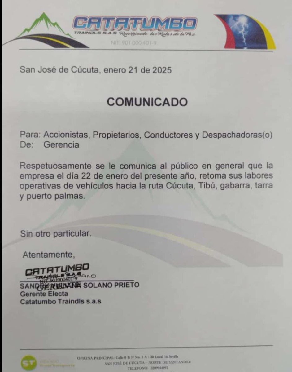 TIBULINDA's tweet photo. #Atentos Empresas de transporte intermunicipal  informan: 👇🏻 https://t.co/ZgSssXe0TI