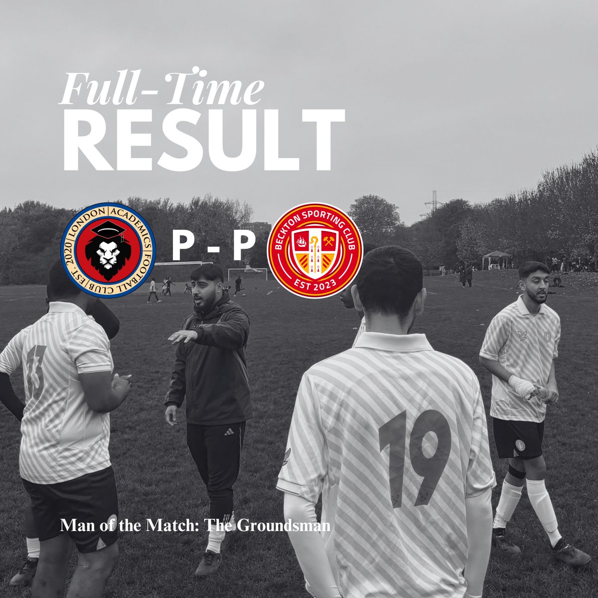 BecktonSC's tweet photo. GAME OFF🚨

Search for our first three points continue! https://t.co/s7viSm9hv5