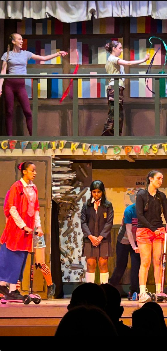 stpaulsg's tweet photo. What an opening night performance of #Matilda tonight from our incredible TYs! Tickets are only available for Wednesday and Thursday so don’t miss out on this incredible show - get your ticket now on https://t.co/uDl0sD4eTU @lecheiletrust1 https://t.co/NLnYMIMUu8
