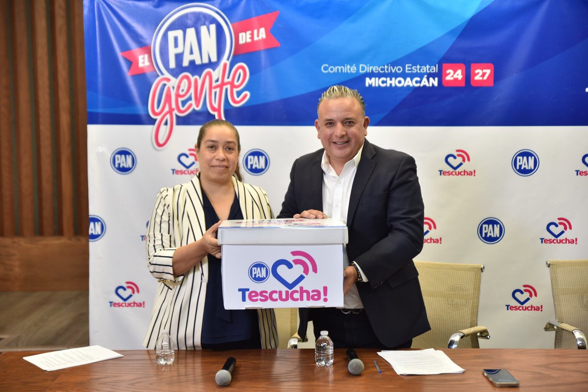 CQuintanaMtz's tweet photo. ✅¡Hoy es el día! Iniciamos una nueva etapa en el #PANMichoacán para construir una verdadera unidad y convertirnos en el #PANdelaGente. Iniciamos la campaña #TeEscucha porque escucharemos tus ideas y tus sueños para Michoacán.✨ https://t.co/ZJcxZrTkzk