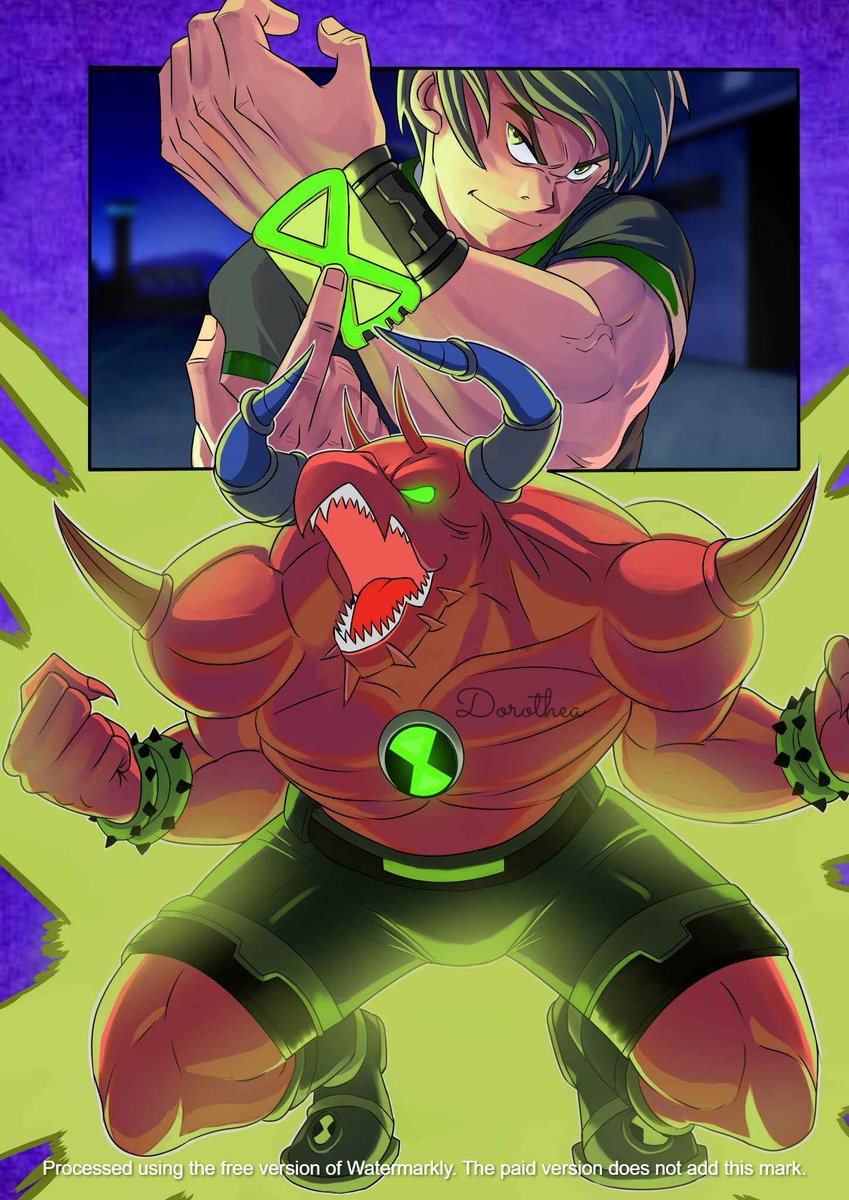 Cheerful_moose0's tweet image. [COMM] Omniverse BEN-10 Chaor&apos;s Transformation (CROSSOVER) 
 #ben10fanart #omniverse #Ben10AlienForce #transformation #comics #ComicArt #crossover #commissions #commissionopen