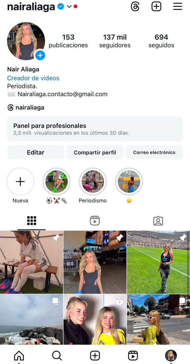 NairAliaga's tweet photo. Buenas :) este es mi Instagram: https://t.co/UdXcfXCfxK

Por ahí, tal vez 👀se viene un #sorteito para el Universitario 🇵🇪 vs. Inter 🇺🇸 https://t.co/2cgTs4PKPZ
