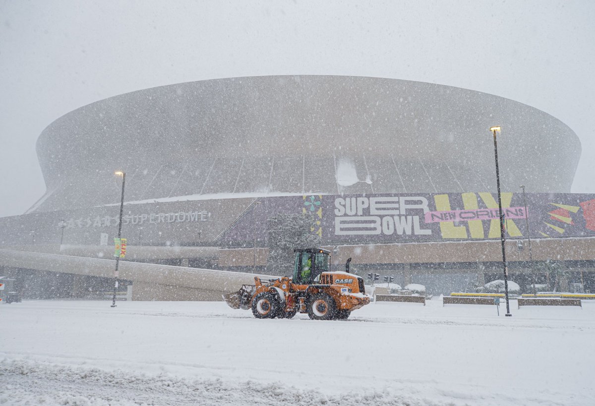 JeffDuncan_'s tweet photo. The site of Super Bowl LIX in 2 1/2 weeks.

📸⁦ ⁦@DavidGrunfeld⁩ https://t.co/HRbOH3hgOx