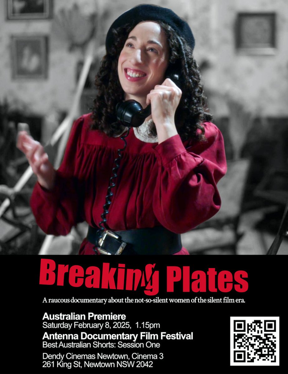 Beyond thrilled to announce the Australian Premiere of <a href="/physicaltv/">The Physical TV Company</a>'s new film BREAKING PLATES, a wildly creative feminist extravaganza directed by @karen_pearlman, at <a href="/antennafestival/">Antenna Festival</a> on Saturday February 8, 1.15pm, at <a href="/DendyCinemas/">Dendy Cinemas</a>  Newtown. Tix: tinyurl.com/BP-Antenna