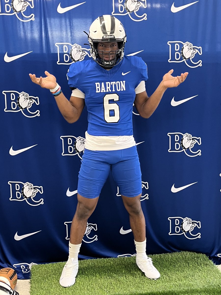 Had an amazing time today at Barton. Huge thanks to the coaches for the hospitality and great visit! <a href="/Coach_Colant/">Caysey Colant</a> <a href="/hester_chip/">Chip Hester</a> @FBCoachMariani <a href="/NorthstanlyFB/">North Stanly Football</a> <a href="/ChadLittle27/">Chad Little</a>