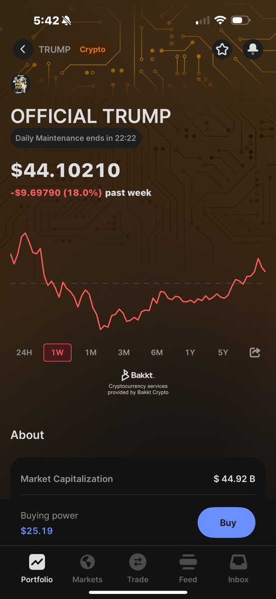 <a href="/Bakkt/">Bakkt</a> just added $Trump coin to its tradable coins….. I think we are getting closer to a deal here. Send $Bkkt on $Eth.