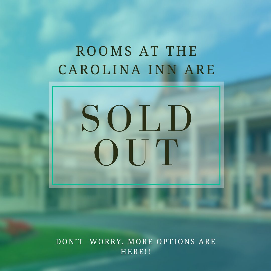 SEFS 2025 coming up FAST! With only two weeks left, all rooms at The Carolina Inn are SOLD OUT. But don't worry, We have some options for you! # SEFS2025 #SEFS#trauma#ortho#thechapelhillinn