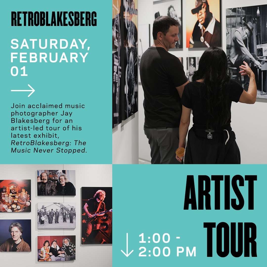 Get an inside look into the stories behind the photos in our RetroBlakesberg exhibit. 📸

On Feb. 1, join music photographer @JayBlakesberg for a tour of his #GRAMMYMuseum exhibit as he expands on his career and the images on display.

For more details: grm.my/40mWLa9
