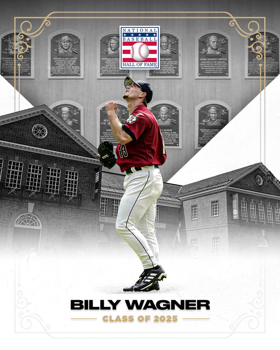 Billy Wagner is headed to the <a href="/baseballhall/">National Baseball Hall of Fame and Museum ⚾</a>!