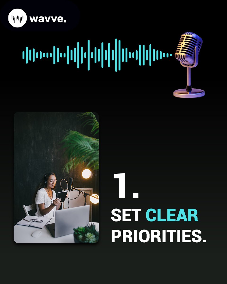 wavve's tweet photo. Ready to crush your goals like a pro in 2025? 🎯 Here are 5 actionable tips to help you succeed! Let’s dive in 👇 #GoalPlanning #Wavve #ContentCreation #podcasting #podcast #podcastinglife #podcastlife #podcaster https://t.co/1ikrO4NlaK