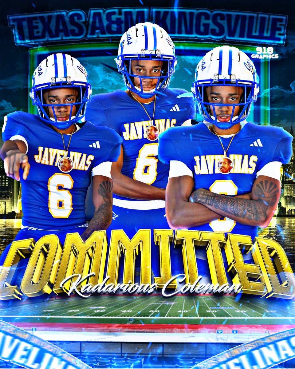 Kadarious “KD” Coleman (@k2toobound) on Twitter photo #AGTG 110% COMMITTED 🔵🟡 #JavelinaNation #DontFlinch⛓️
<a href="/coachscottparr8/">Scott Parr</a> <a href="/CoachBisch/">Jamison "Juice" Bisch</a> <a href="/CoachEMo_/">Eddie Moten</a> <a href="/Coach_Bragg/">Jacob Bragg</a> <a href="/coach_u87/">Coach Urgelles</a> <a href="/DezBlackCoach/">Dez Black</a> <a href="/DerekLaMothe2/">Derek LaMothe</a> <a href="/CoachDThurm/">Derek Thurmond</a> <a href="/koach_ryan/">Koach Ryan</a> <a href="/CoachMorales56/">Alfredo Morales</a> <a href="/CoachHyp13/">Coach Hypolite</a> #AGTG 110% COMMITTED 🔵🟡 #JavelinaNation #DontFlinch⛓️
<a href="/coachscottparr8/">Scott Parr</a> <a href="/CoachBisch/">Jamison "Juice" Bisch</a> <a href="/CoachEMo_/">Eddie Moten</a> <a href="/Coach_Bragg/">Jacob Bragg</a> <a href="/coach_u87/">Coach Urgelles</a> <a href="/DezBlackCoach/">Dez Black</a> <a href="/DerekLaMothe2/">Derek LaMothe</a> <a href="/CoachDThurm/">Derek Thurmond</a> <a href="/koach_ryan/">Koach Ryan</a> <a href="/CoachMorales56/">Alfredo Morales</a> <a href="/CoachHyp13/">Coach Hypolite</a>