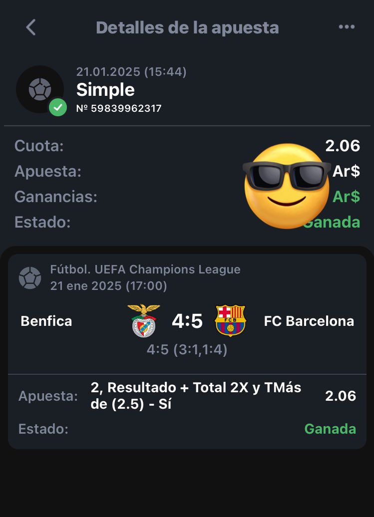 PreSeleccionado's tweet image. Hermosa jornada de Champions League en el canal 🤩⚽️

Seguimos sumando y ganando 🤑

Stake 8 y Stake 7 adentro ✅🤩