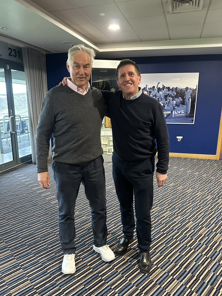 peterhardy51's tweet photo. Many thanks to @brainhaldorf & #steveperryman for a really great afternoon at @WarwickshireCCC in Birmingham where Steve talked about his life in cricket over 50 year period as a player & coach. Another fine @CricketSociety event. https://t.co/muadxbepss