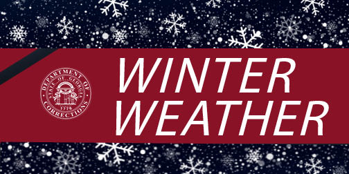 GA_Corrections's tweet image. Due to the hazardous conditions caused by winter weather, GDC Headquarters will be closed tomorrow, January 22nd.