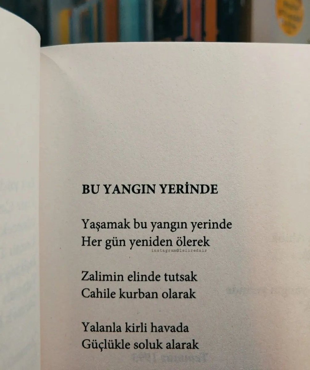 #AtaolBehramoğlu 
Bu Yangın Yerinde ..