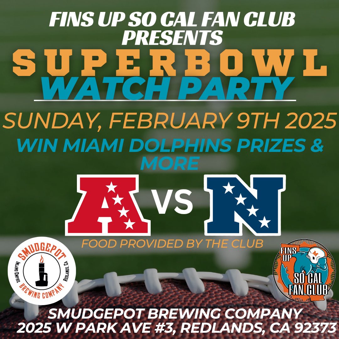 Come celebrate the Super Bowl with a super crowd‼️💥🔥🍻🍿